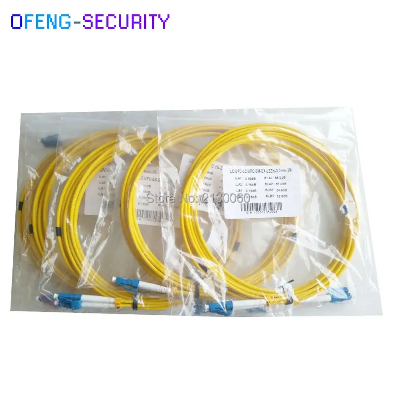 5pcs/bag SC APC-SC UPC 3M Simplex mode fiber optic patch cord Cable 2.0mm or 3.0mm FTTH jumper cable | Мобильные телефоны и