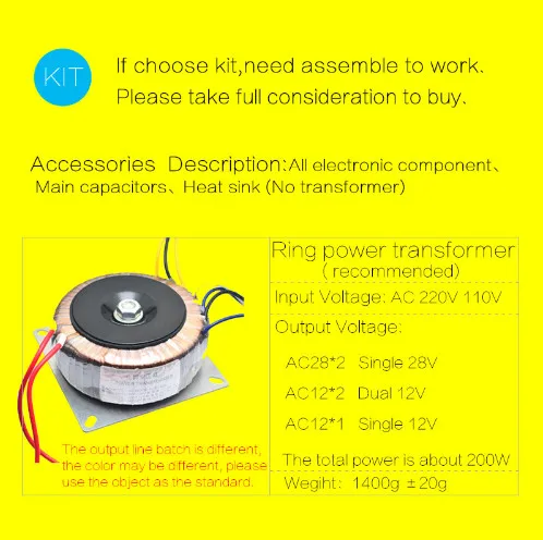Плата усилителя высокой мощности breeze audio 68 Вт + LM3886 OP07 DC servo 5534 независимая
