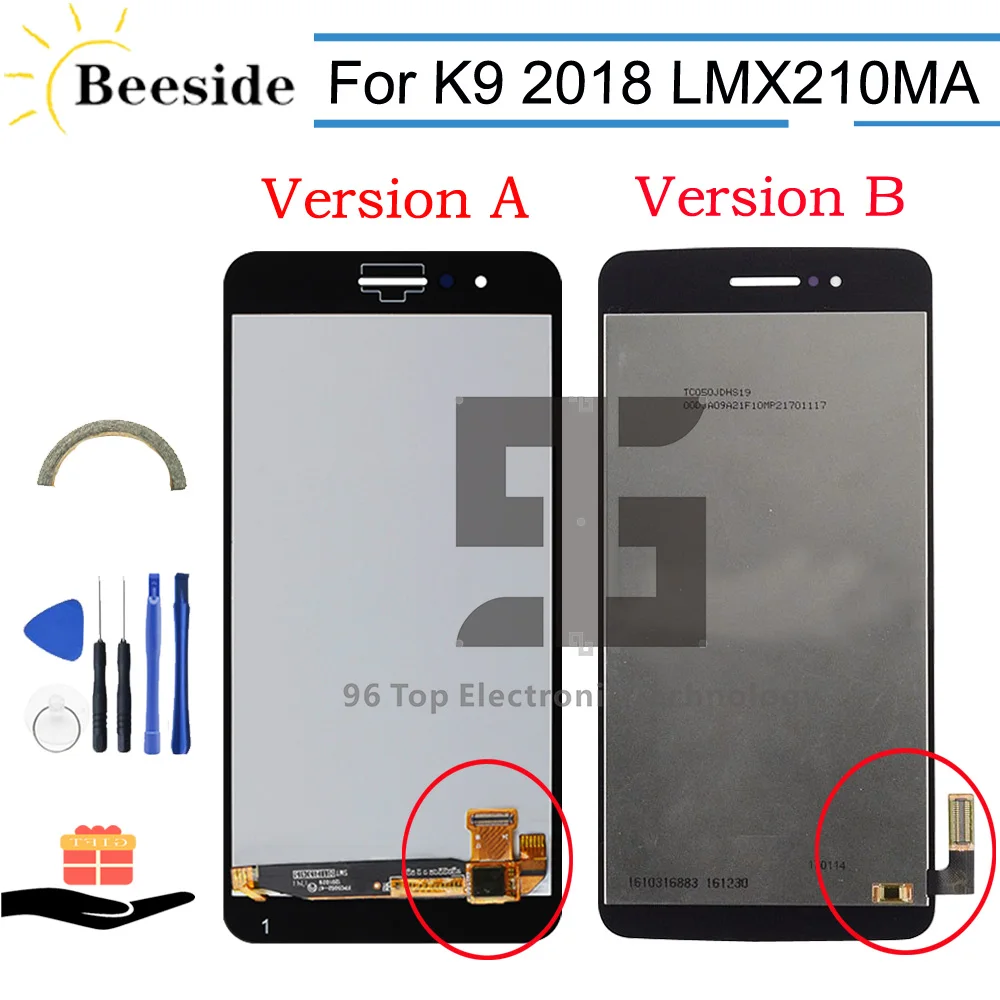 AA+ lcd с рамкой для LG LMX210MA Aristo LTE/K9 LMX210EMW LMX210NMW LMX210EM ЖК-дисплей кодирующий преобразователь сенсорного экрана в сборе