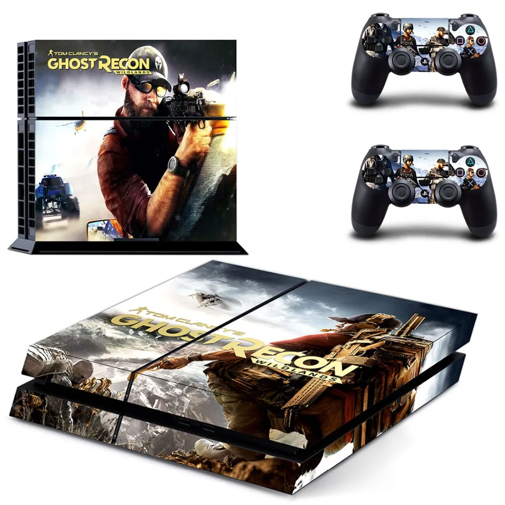 Наклейка на кожу Tom Clancy's Ghost Recon Wildland PS4 Виниловая наклейка для консоли Sony Playstation 4