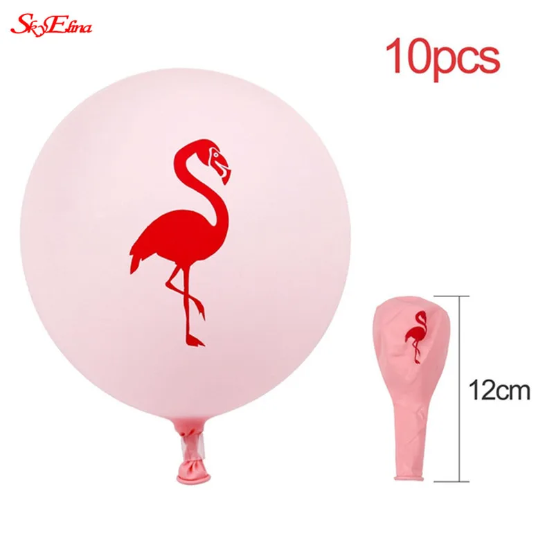 Рождественские латексные воздушные шары с фламинго 12 дюймов круглые украшение