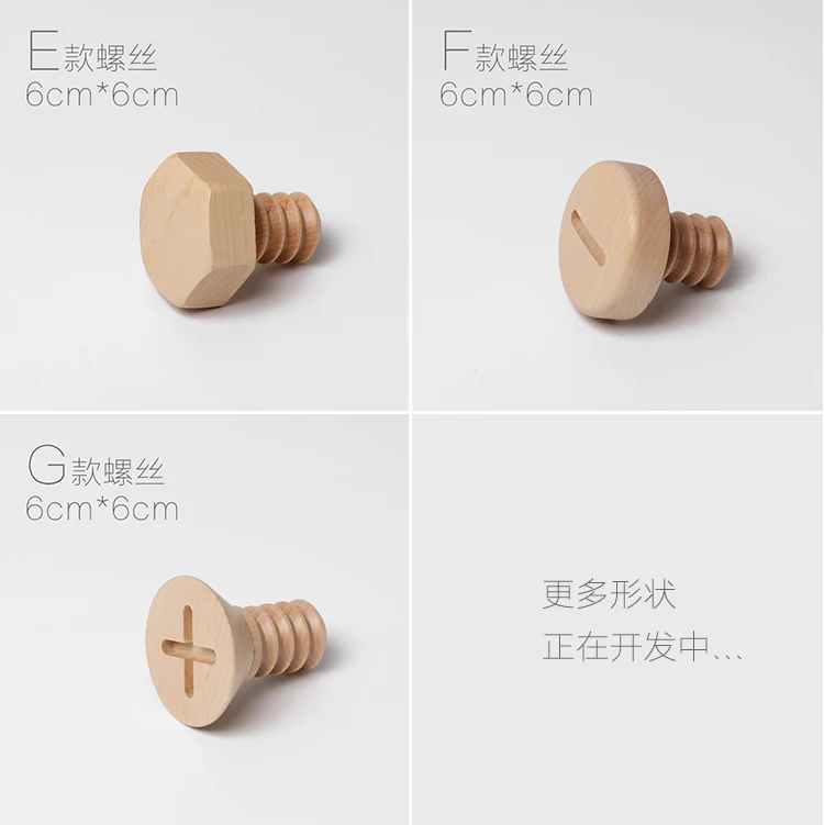 Настенная Подвеска из натурального дерева крючки для одежды украшения дома