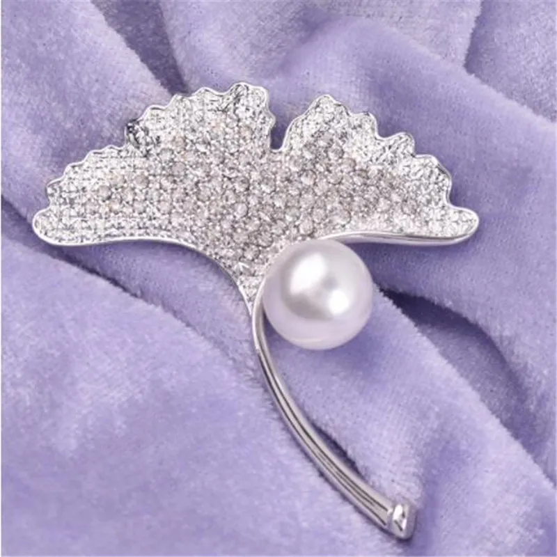 WKOUD Прямая продажа с фабрики серебряного цвета Покрытие паве со стразами листок