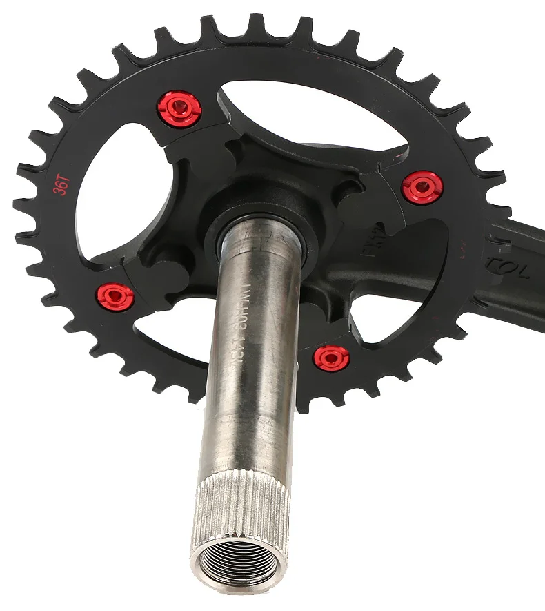 

73/104BCD 32T 34T 36T 38T Mountain Bike Chain wheel Teeth Hollow One Tooth Plate Single Speed Bicycle Tooth Bike Chainring