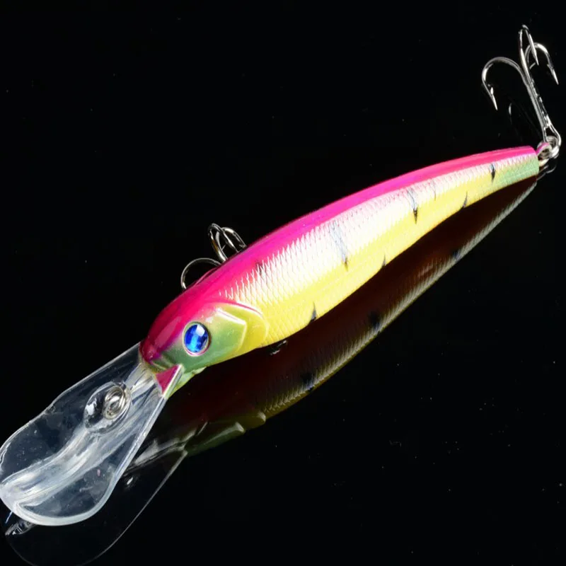 20 шт. гольян приманки для рыбалки 16 5 см 27.9 G 2 # крючки снасти минноу жёсткий