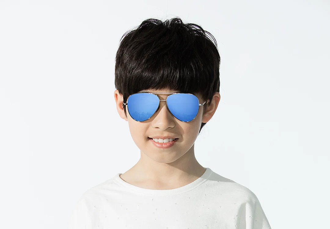 Xiaomi TS, Модные Винтажные Солнцезащитные очки, Классическая Металлическая оправа, TAC, поляризационные солнцезащитные очки, анти-УФ, детские солнцезащитные очки, очки