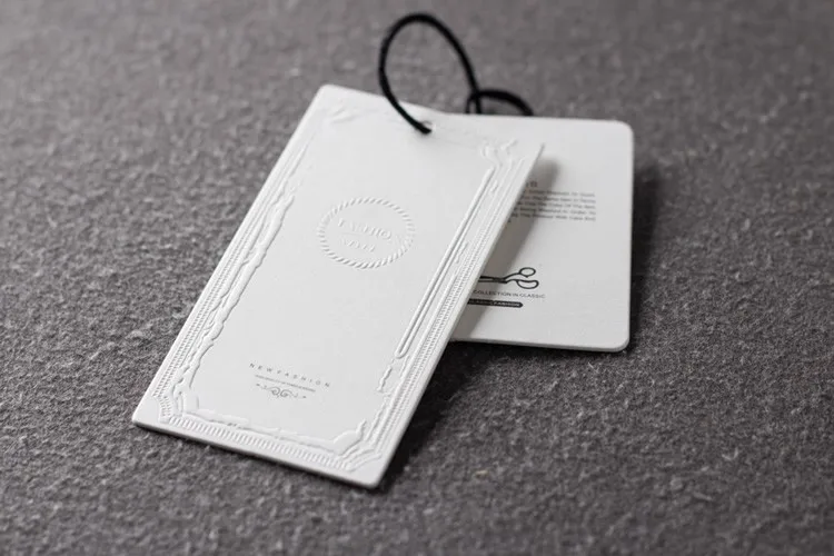 Пользовательский логотип бренд бумажная цена бирка персональный магазин имя