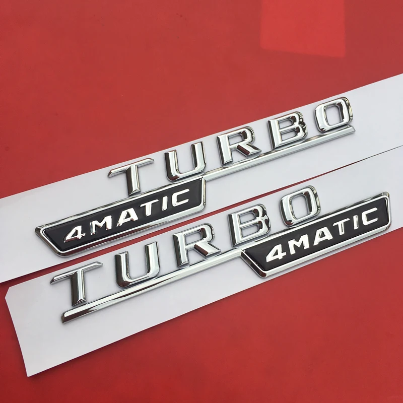 2 шт./лот 4matic турбознак эмблема стикер кузова автомобиля для Mercedes Benz Amg W117 Cla45 W205 C63