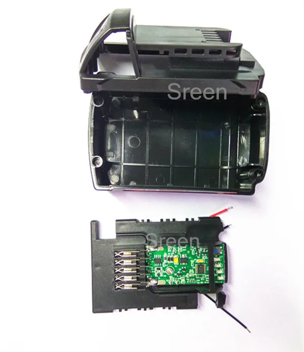 18 в Li Ion Мощность инструменты Батарея чехол с PCB програмная панель Замена для
