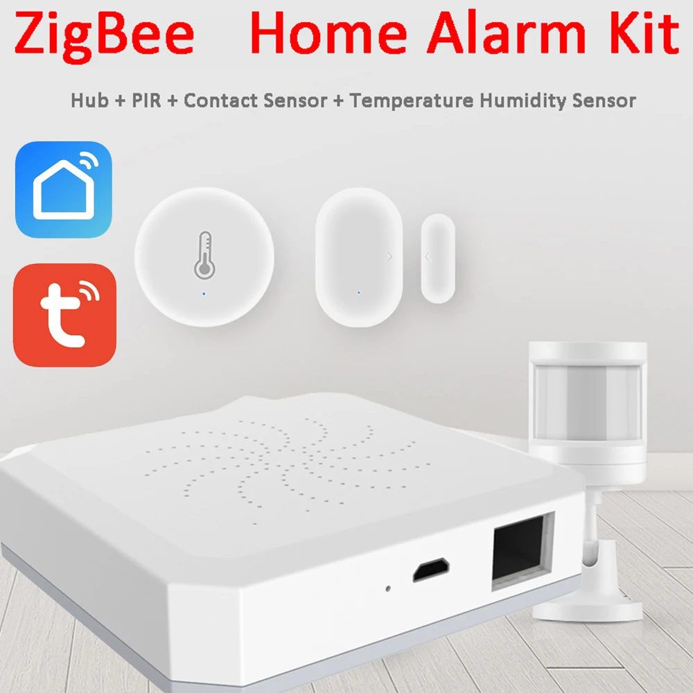 Tuya умный дом ZigBee датчик окна двери WiFi приложение уведомления оповещения на батарейках