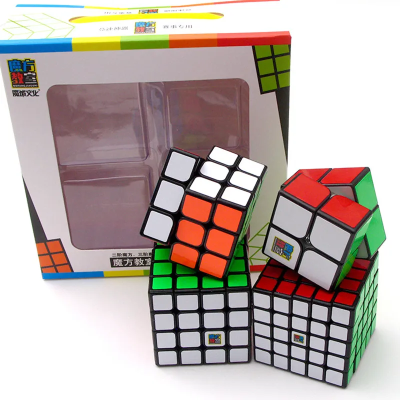 MOYU Yuhu: Mofangjiaoshi 4 шт./компл. 2x2/oneplus 3/OnePlus x 3 4x4 5x5 волшебный куб Скорость головоломка