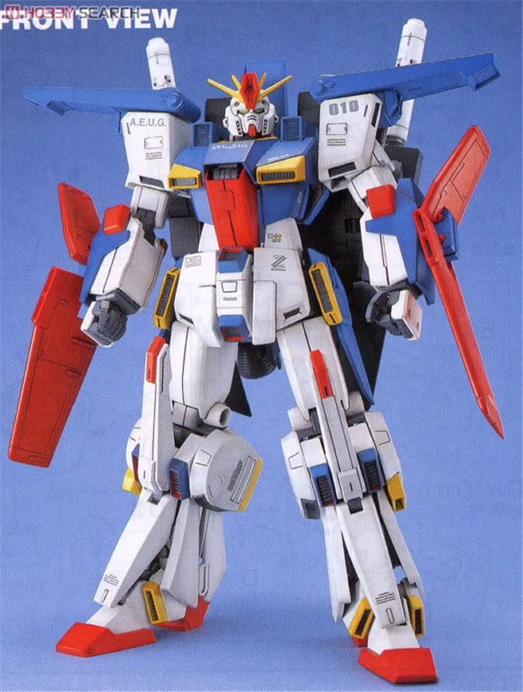 Bandai Gundam MG 1/100 MSZ-010 ZZ двойной зет мобильный костюм сборки модель Наборы фигурки