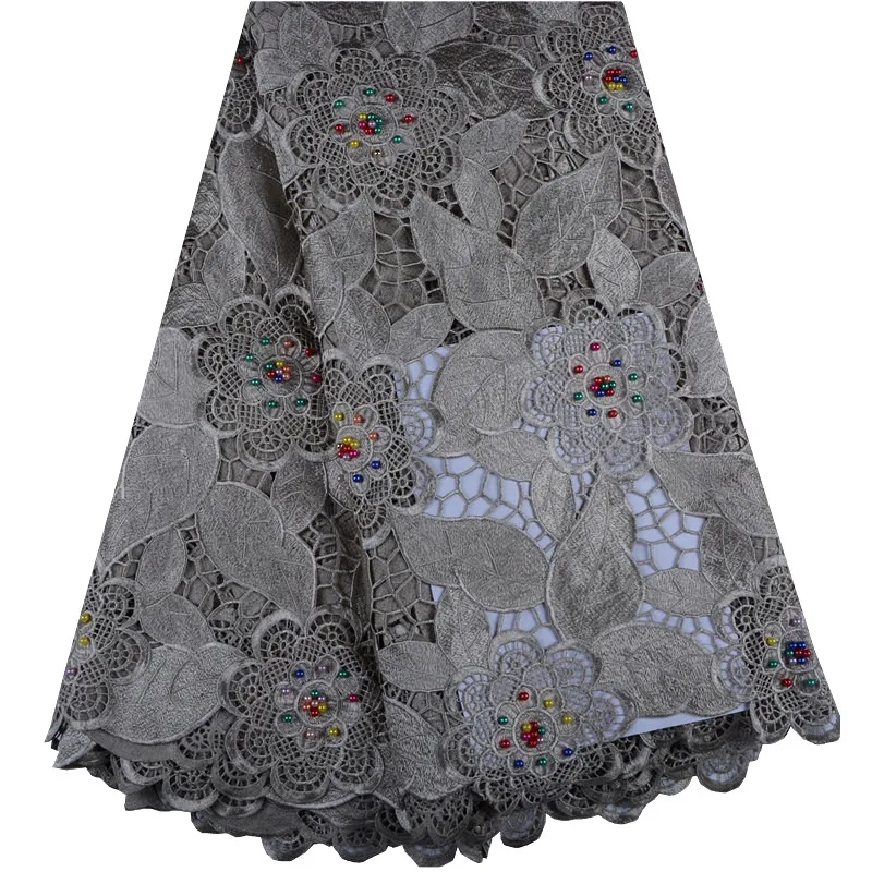 

Latest african lace fabric with cord guipure latest high quality african tulle lace fabric 2018 african guipure lace fabric 1016