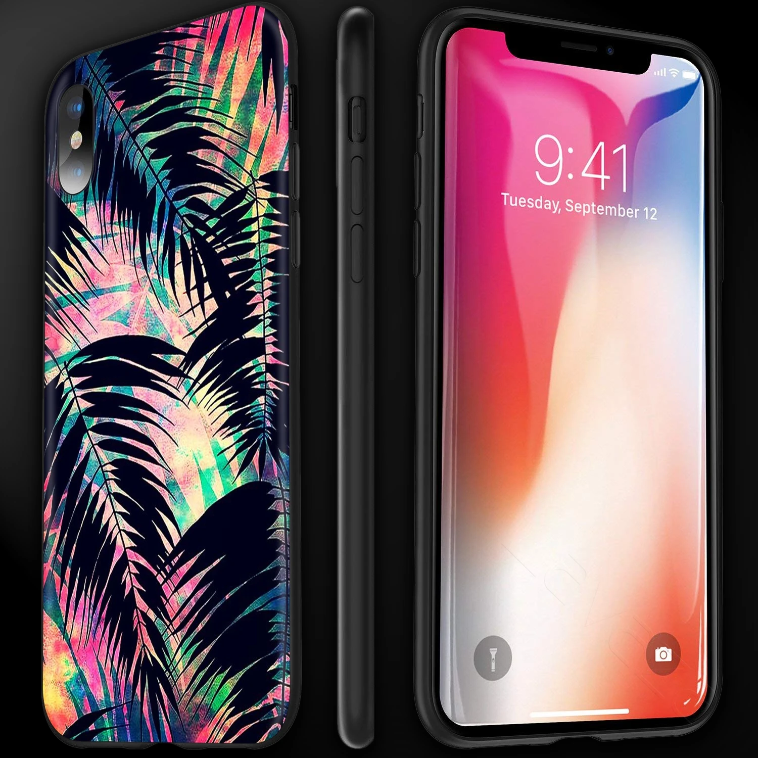 Чехол Lavaza с электрическим гибискусом и цветами для iPhone 12 mini 11 Pro XS Max XR X 8 7 6 6S Plus 5 5s se