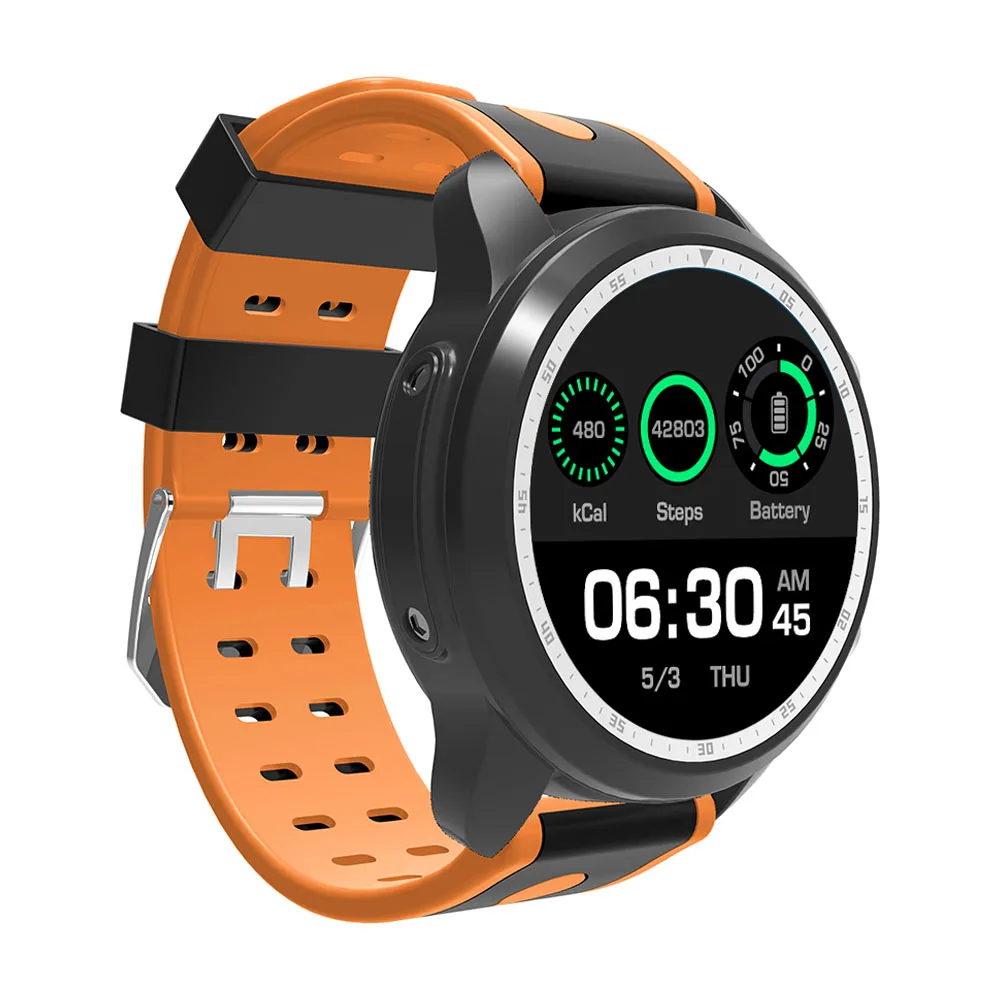 Yellow KC06 cмарт часы мужские, gps, 4G, Android 6,0, умные часы, фитнес браслет, IP67, водонепроницаемые, 1 Гб+ 16 ГБ, Bluetooth, sim-карта, часы для Xiaomi, huawei, телефон - Цвет: Yellow
