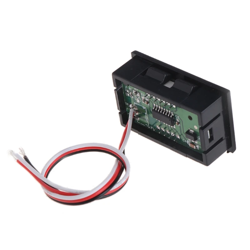 Мини вольтметр тест er цифровой тестер напряжения батарея постоянного тока 0-30 в