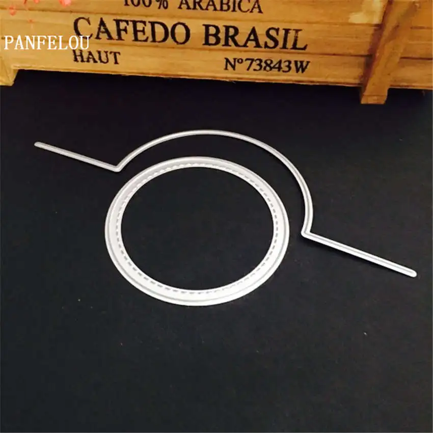 PANFELOU металлическое ремесло простая круглая сборка бумажные штампы для высечки