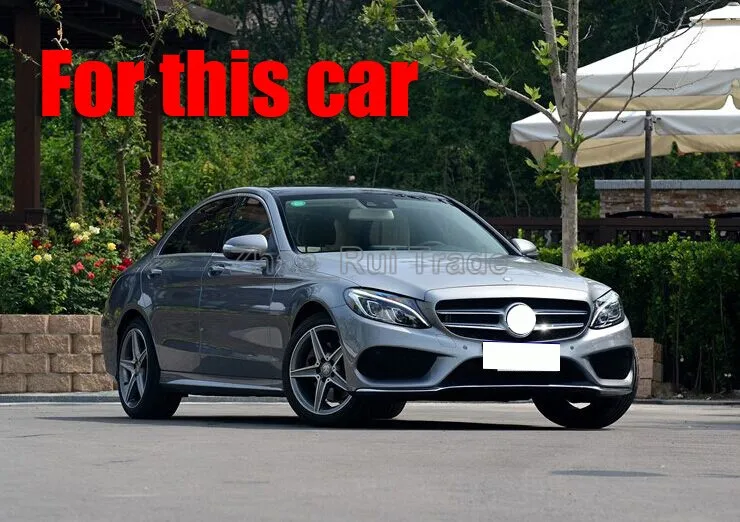 

For Benz C-Class W205 2014-2017 Aluminium Alloy Inside Interior Door Speaker Around Cover Trim Red