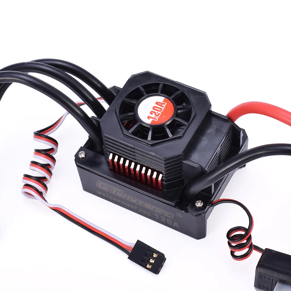 GTSKYTENRC Водонепроницаемый комбо F540 3300KV 4370KV бесщеточный двигатель w/45A ESC для 1/10 RC Tamiya осевой штук/лот