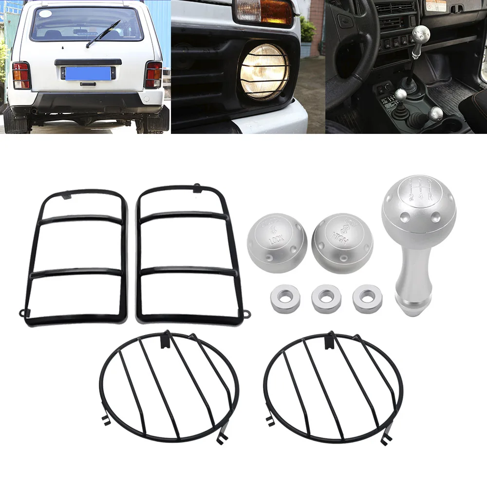Для Lada Niva 4X4 1995 Габаритные огни для 4x4 7 дюймов светодиодный фары задние фонари LADA