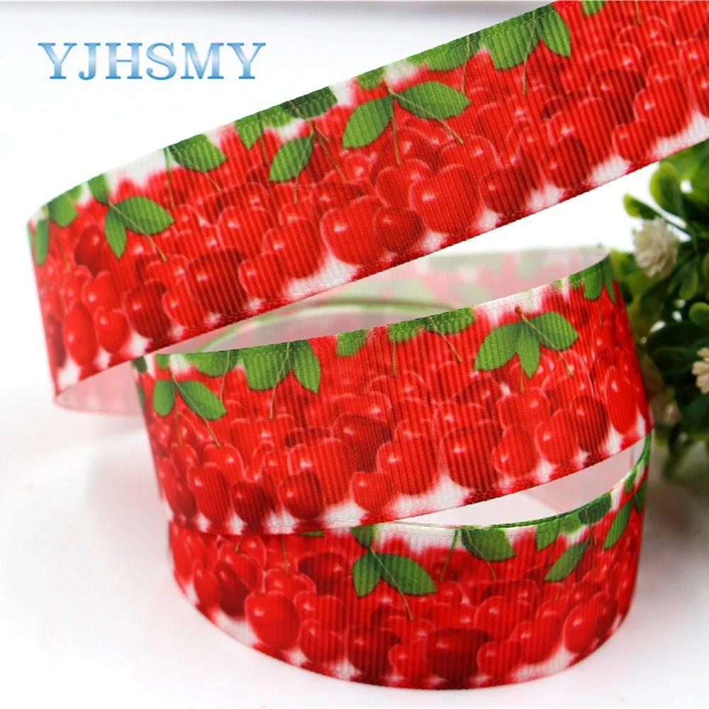 YJHSMY H-17522-902 10 ярдов 25 мм фотоэлемент Термотрансферная печать grosgrain аксессуары для