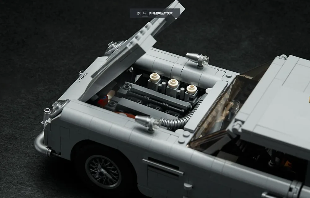 21046 Creator James Bond известный автомобиль Aston DB5 Модель Строительный Блок Совместимые части игрушек с bela Technic