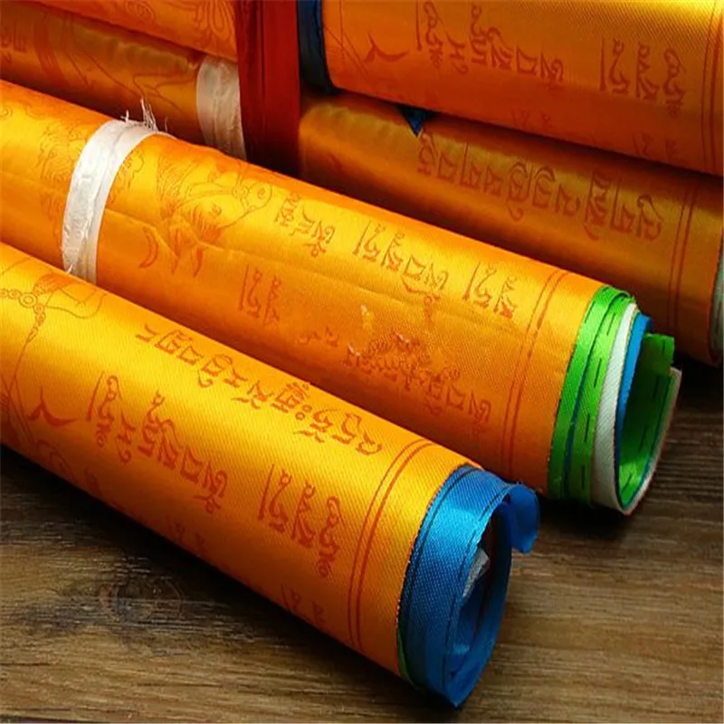 Тибетский буддистский молитвенный flags 10 надписей High end Silk Wind флаг с лошадью 6 8