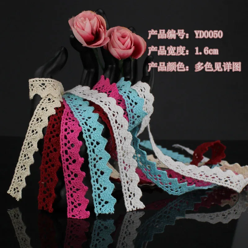 Хлопковая кружевная отделка 9 цветов 10 ярдов 16 мм для шитья сделай сам лоскутное