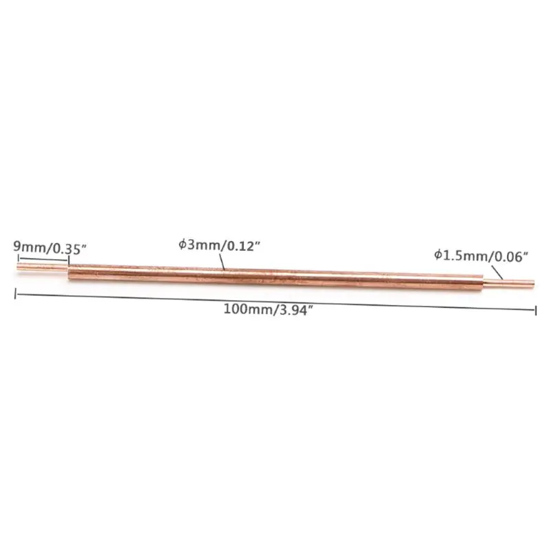 

5pcs 3x100 Welder Spot Welding Pin Welding Accessories Alumina Copper Welding Feet
