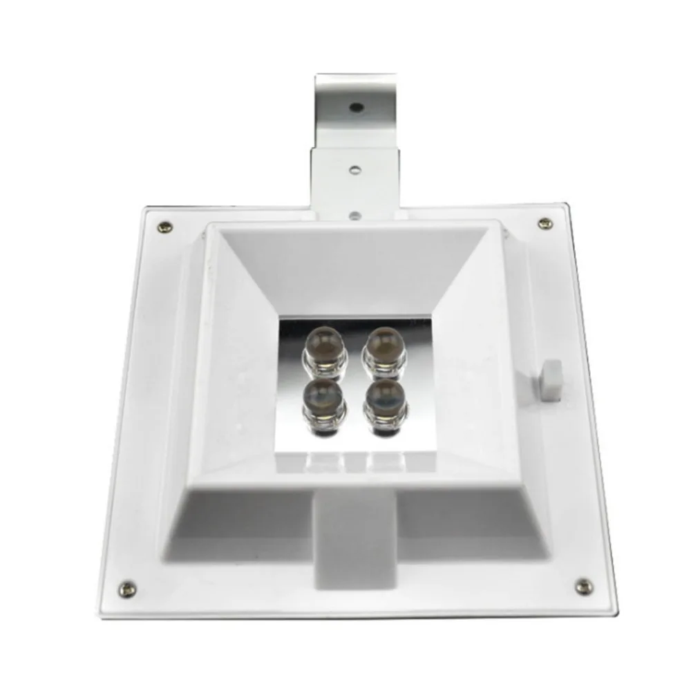Новая версия 4 LED наружный квадратный светодиодный настенный Солнечный свет IP45