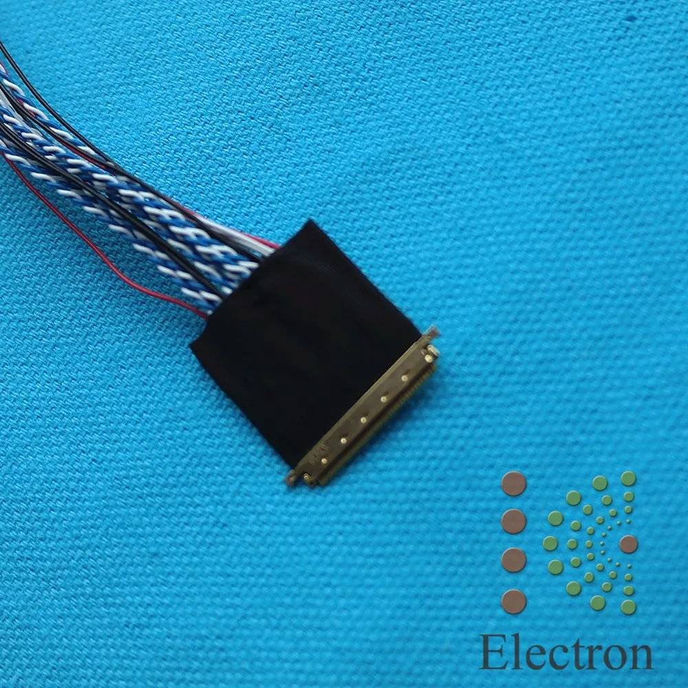 Кабель LVDS двойной 40-контактный 0 5 мм для фиксации ЖК-экрана светодиодный 2 шт. |