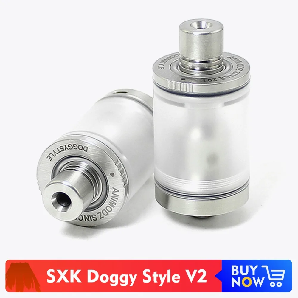 Резервуар Volcanee SXK Doggy Style V2 RTA RDA RDTA для электронной сигареты кальян атомайзер vs MTL |