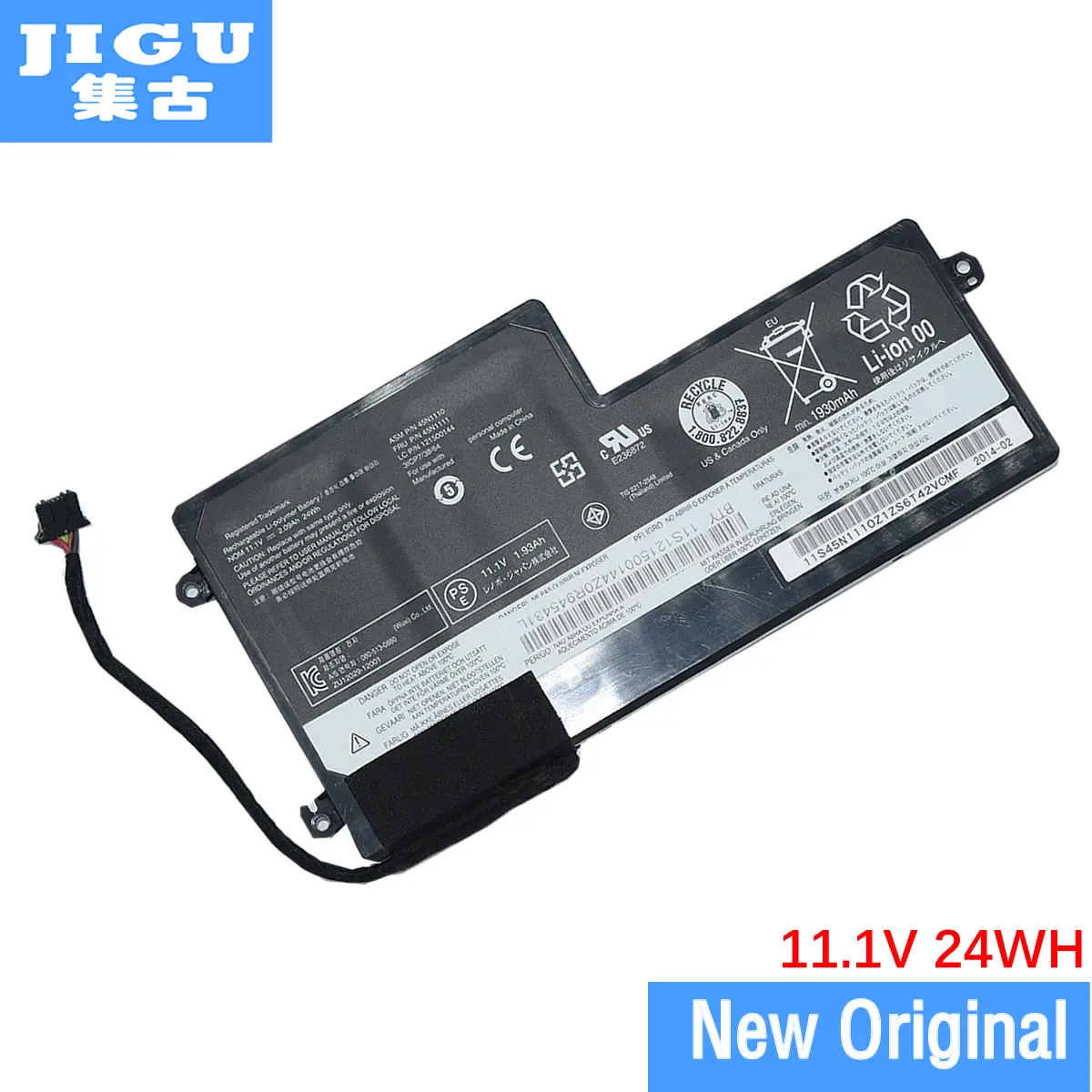 

JIGU 45N1108 45N1109 45N1110 45N1111 Original Laptop Battery For Lenovo ThinkPad X230s X240s K2450 S440 S540 T440 T440S