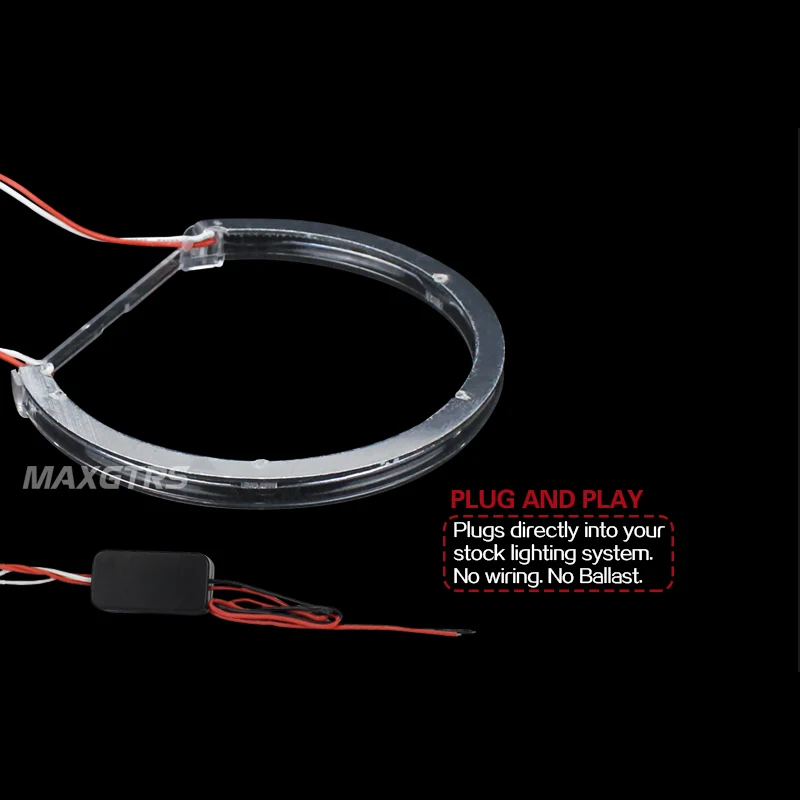 MAXGTRS Яркость 4x131 мм CREE чип комплект светодиодов глаза ангела Canbus Error Free дневные