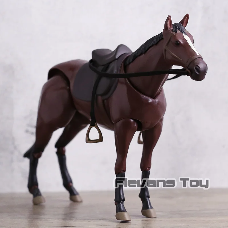 Figma 246a лошадь каштан/figma 246b Лошадь белая ПВХ фигурка подвижная игрушка