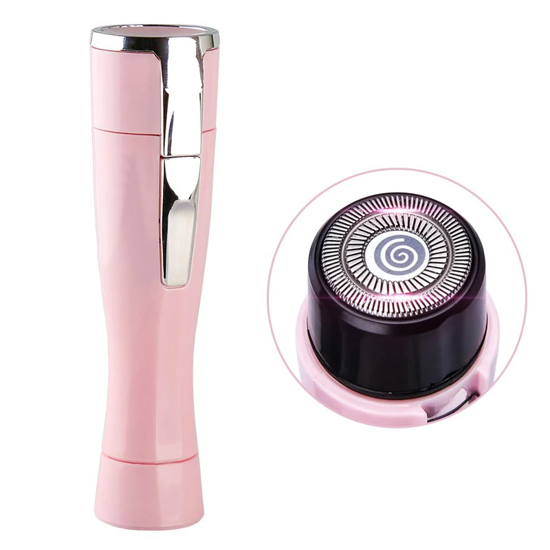 4 In 1 USB Epilator Facial Nose Beard Eyebrow Trimmer Hair Remover Safety Shaving Razor Machine with Cleaning Brush Rechargeable | Красота и