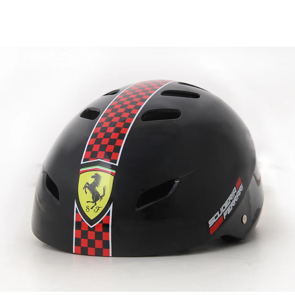 Ferrari Сверхлегкий детский спортивный шлем, детская защита головы, открытый велосипедный шлем для подростков, для мальчиков и девочек