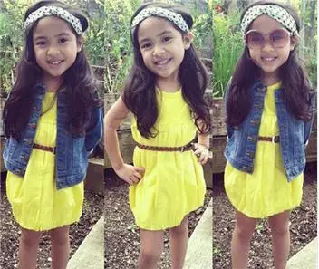 Новинка 2019 девушки + пояс Lnice spot оптовая продажа | Детская одежда и обувь