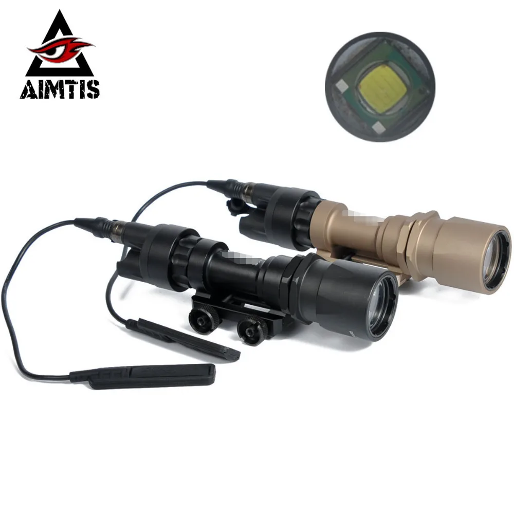 AIMTIS Best M951 Тактический светодиодный фонарик AR военный постоянный и мгновенный