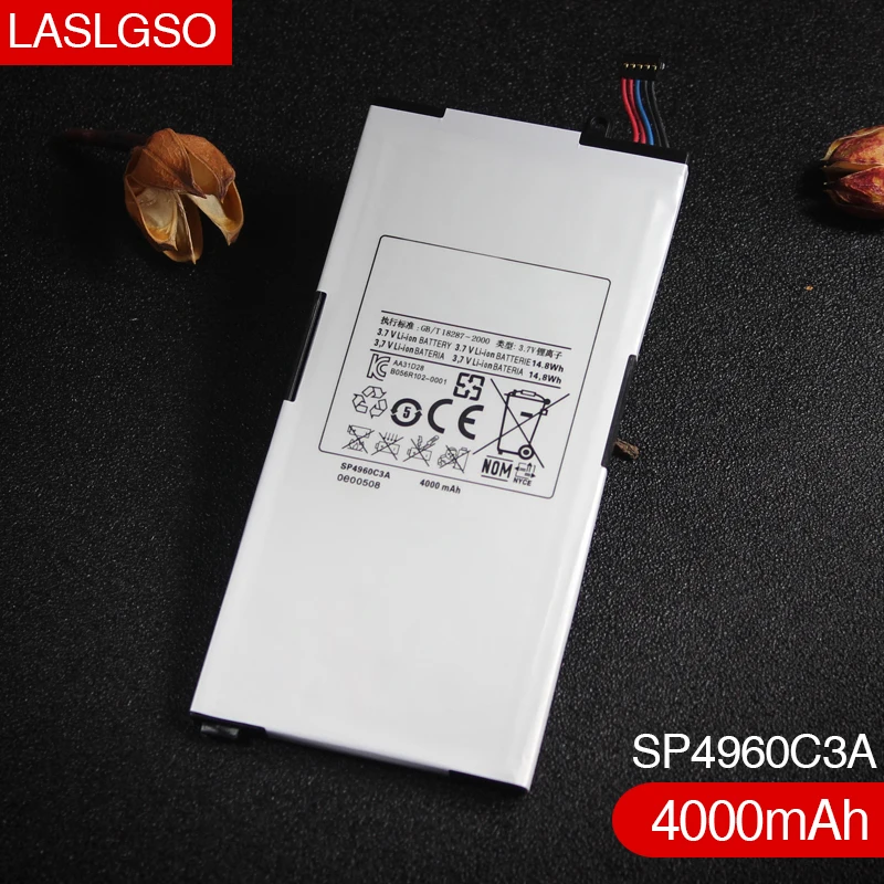 5 шт./лот хорошее качество 3 7 в 4000 Вт ч мАч аккумулятор SP4960C3A для Samsung Galaxy Tab P1000 (GT P1000)