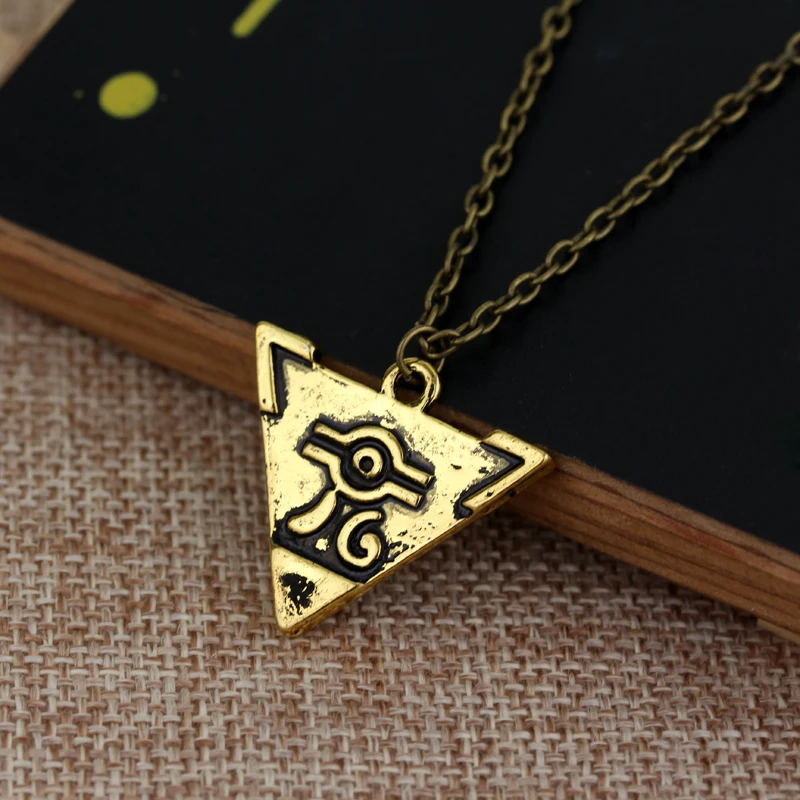 Оптовая продажа Легенда о Zelda сплав треугольник ожерелье Античная бронза Чиан