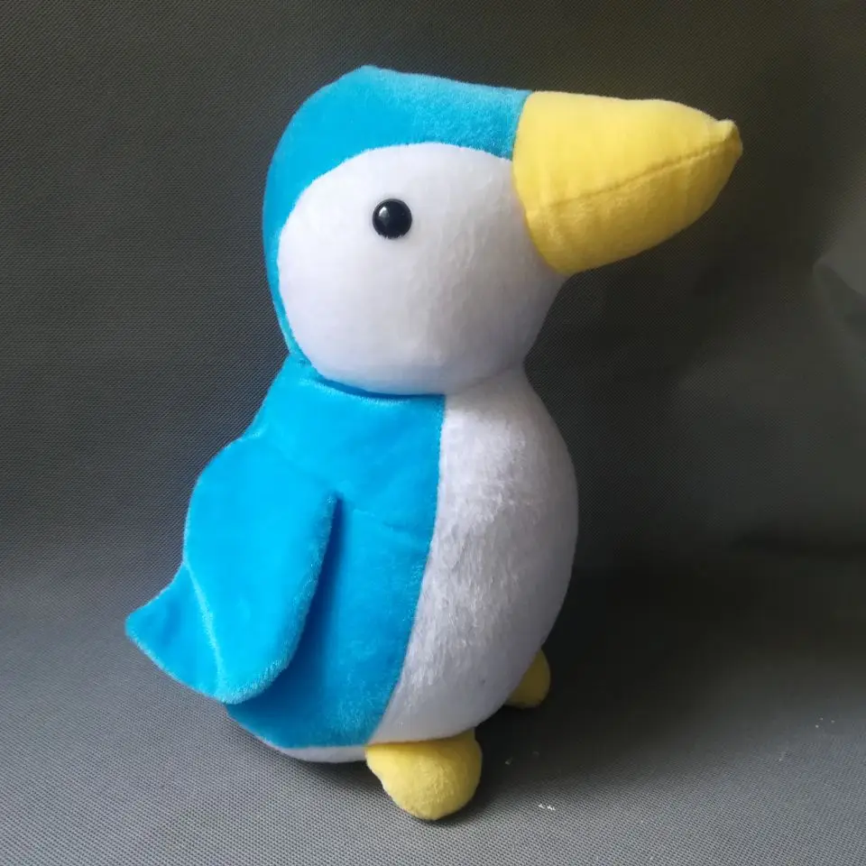 

About 35cm lovely blue penguin plush toy soft doll birthday gift b2852