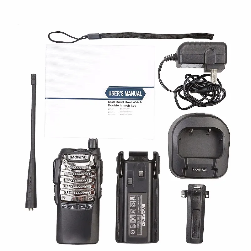 100% Original 8W Baofeng UV-8D Walkie Talkie KM UHF 400-480MHz Portable Radio Comunicador UV8D Interphone UV-8