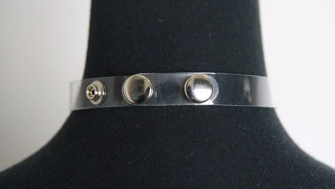 2016 модные ювелирные изделия в стиле панк ожерелье с милым сердцем прозрачный