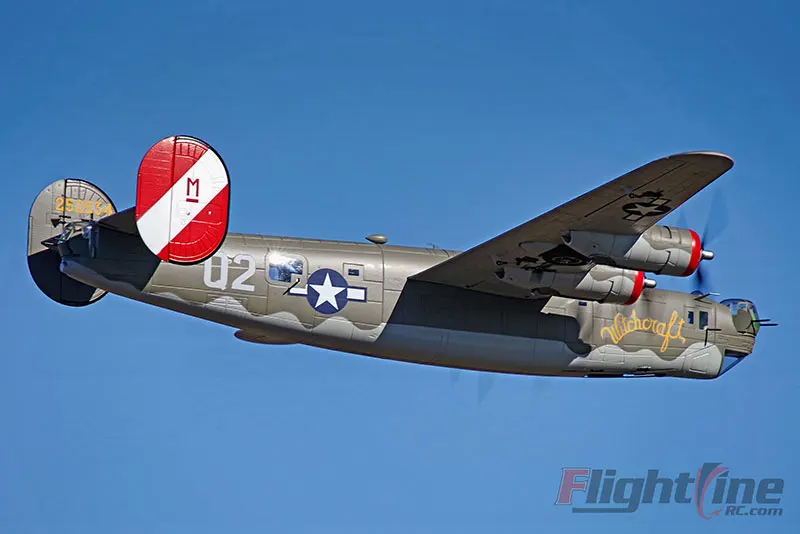 Радиоуправляемый самолет модель свободного хода Flightline 2000 мм размах крыльев B24 B-24 Liberator PNP