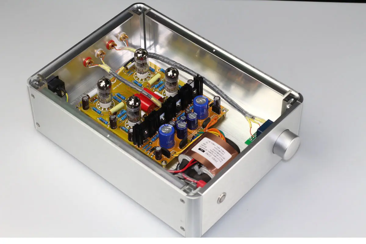 ZEROZONE готовый PRT05A 12AX7 трубный преусилитель база на conrad johnson CL preamp L5 12|Усилители