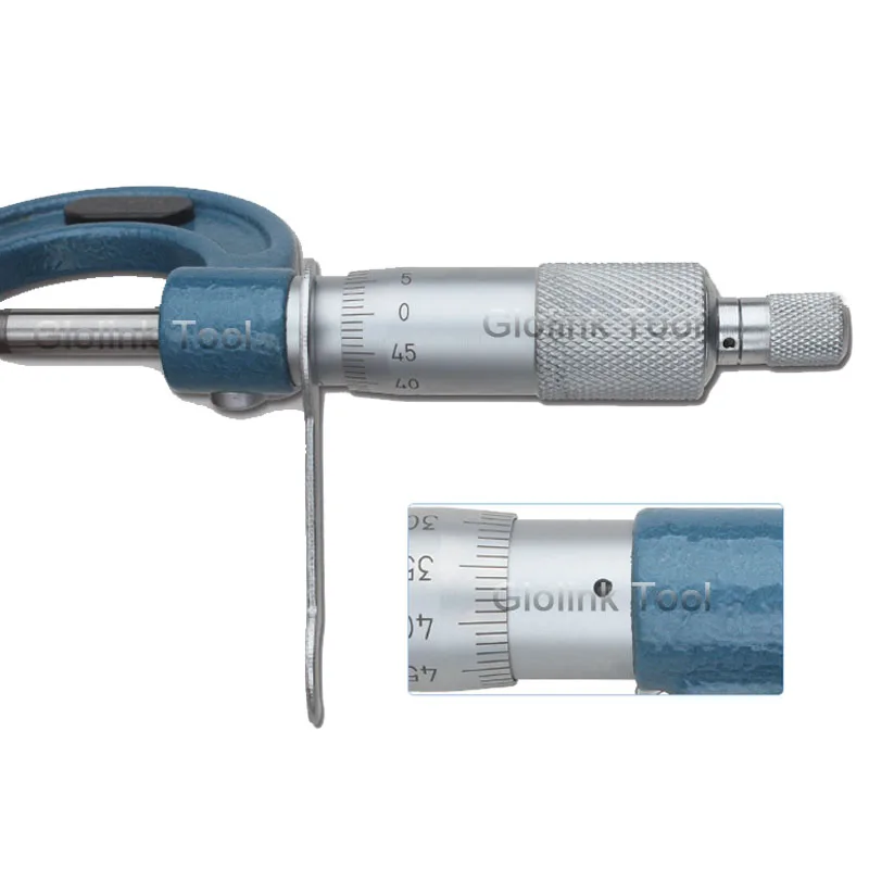 

0-25mm/50mm/75mm/100mm/0.01 Outside Micrometer Set Carbide Tipped Metric Gauge Screw Thread Caliper 4Pcs Measuring Tools