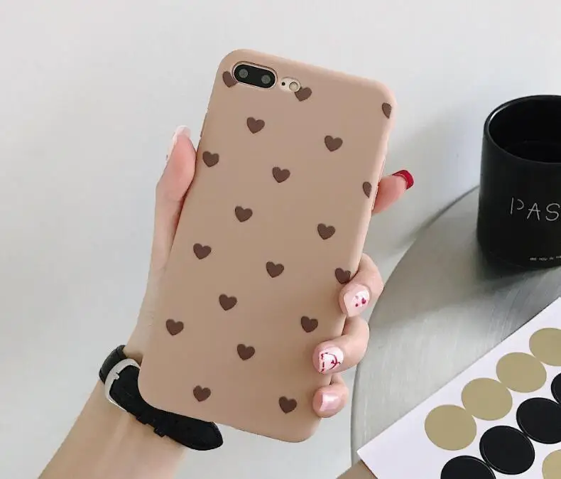Для iphone 7 8X11 Pro Max чехол для iphone 6 S 6s XS чехол для Max XR для iphone 7 8 Plus чехол мягкий милый розовый чехол с сердцем для девочек