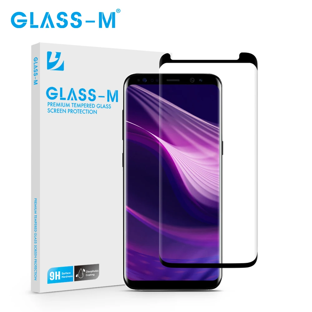 Стекло M 3D изогнутое полное покрытие из закаленного стекла для Samsung Galaxy S8 g950 G950f