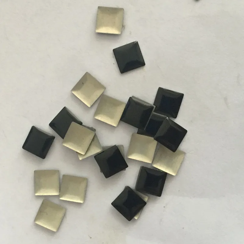 500 шт. 5 мм шпильки для горячей фиксации квадратной формы черные плоские